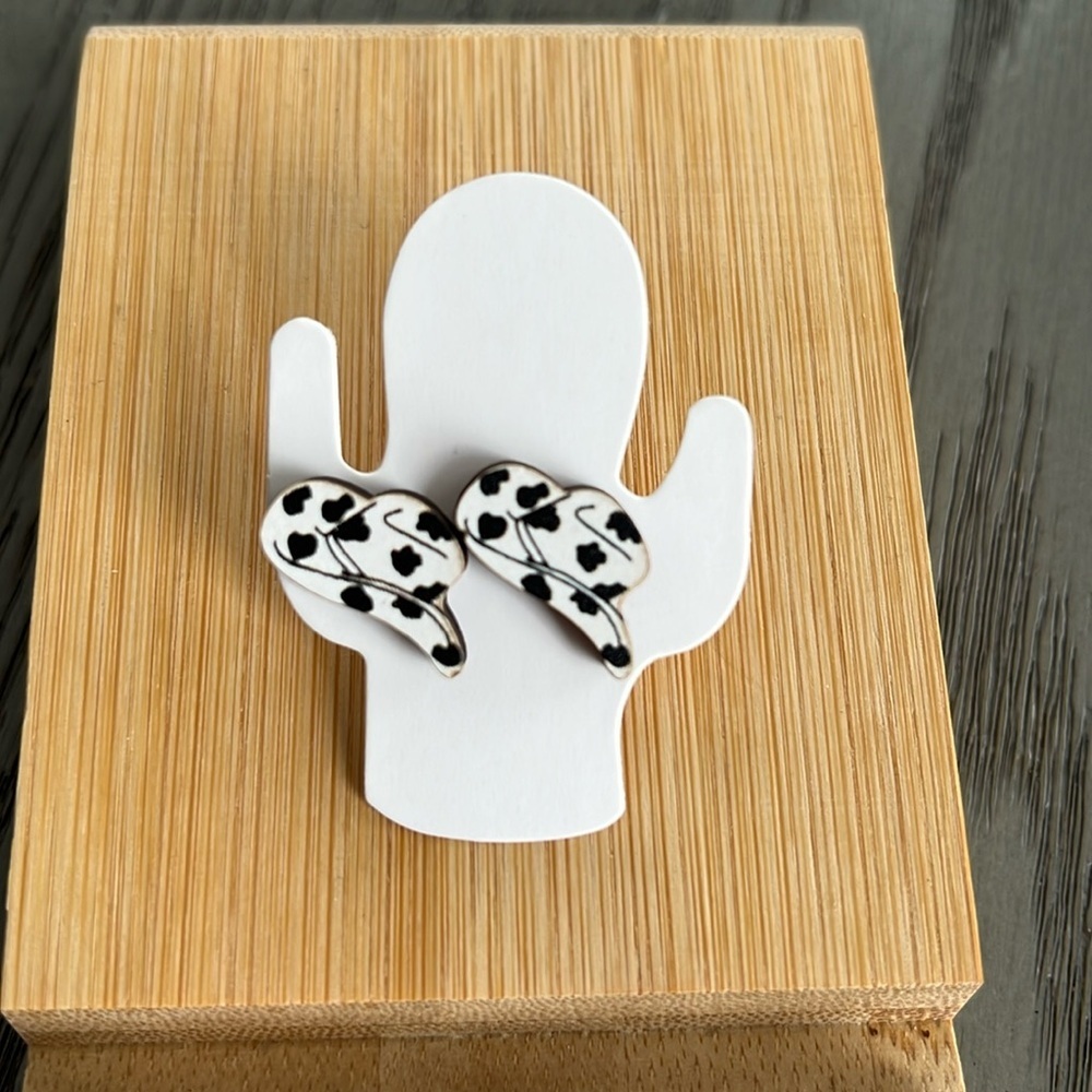 Brand new cowboy hat earrings​